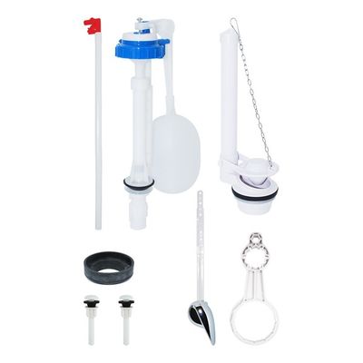 Accesorios para el depósito de agua del inodoro válvula de llenado ajustable con altura ajustable del tubo de desbordamiento