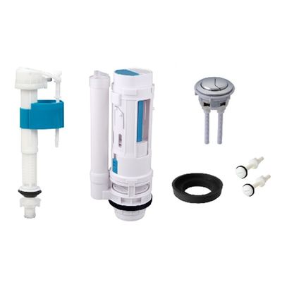 Válvula de descarga de control manual para ABS POM Accesorios de depósito de baño de plástico que ahorran agua