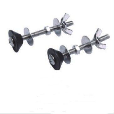 Kit de tornillo y perno de dos piezas de baño y asiento de fijación en blanco y oro