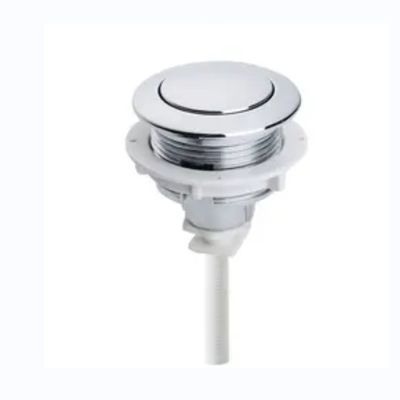 Pulsador de descarga para inodoro de descarga simple cromado con diámetro de 38 mm/48 mm/58 mm