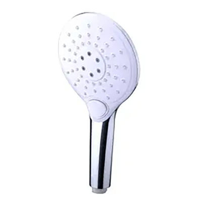 Accesorios de grifo de baño botón de presión grifo de agua de cromo pulido cabeza de ducha portátil