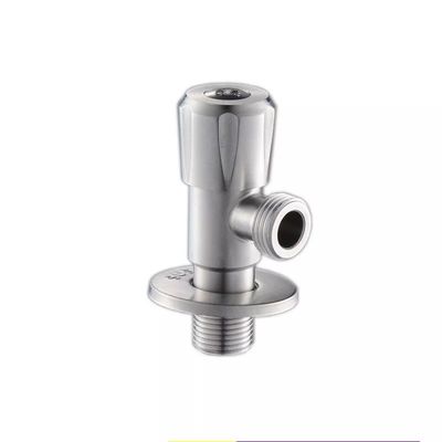 SUS304 de acero inoxidable 1/2 pulgadas de pared montada válvula de ángulo para la cocina y el baño válvula de parada