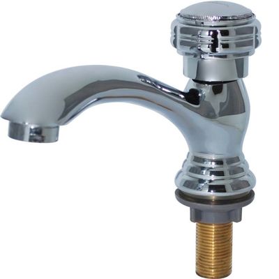 Control termostático de un solo mango cubierta de montaje grifo de baño para el lavabo con acabado de cromo pulido