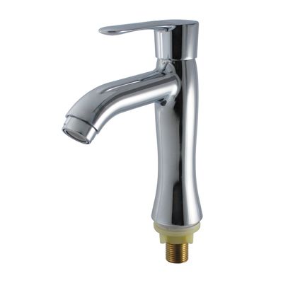 Grifo de cocina termostático económico con superficie pulida y cartucho de latón para instalación de un solo agujero