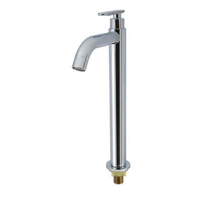 Grifo de baño de un agujero montado en cubierta con mezclador de lavabo con desviador