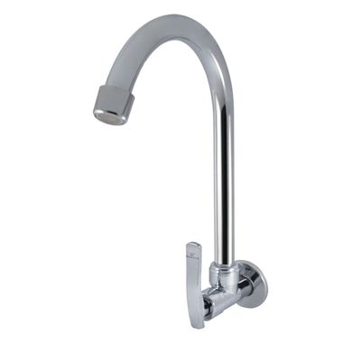 Gato de baño de acero inoxidable con desvío para el fregadero de cocina montado en la pared