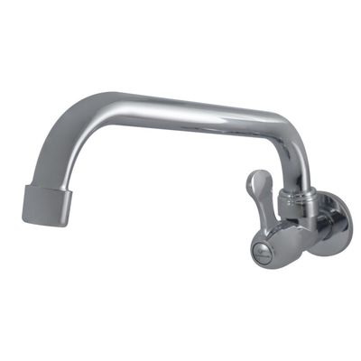 Grifo de baño moderno de una sola manija montado en la pared con cartucho cerámico de 35 mm Mezclador de lavabo