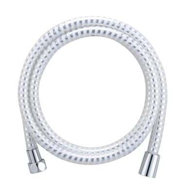 manguera de ducha de PVC de alta presión con diseño moderno y trenzas de alambre de plata para el baño