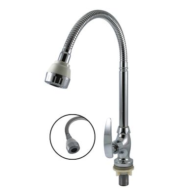 Modern Silver Negro 304 Latón Flexible Pull Out Down Mixer de cocina grifo grifo del fregadero