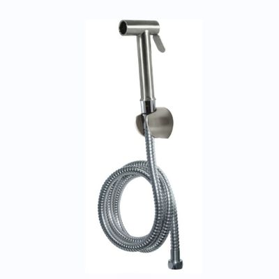Sprayer de mordedura de mano con cromo de plástico Diseño sostenible para mujeres en el baño