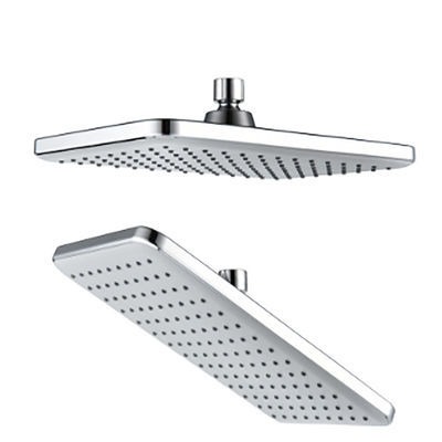 Ducha rectangular grande Ducha de electroplataje de plástico ABS con acabado pulido