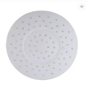 Cubierta de ducha de baño de acabado cromado con spray universal ecológico para ahorrar agua