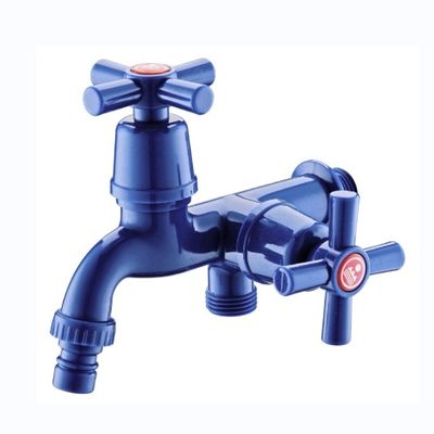 Grifón para baño de diseño moderno ABS POM cromado con núcleo cerámico Accesorio plástico
