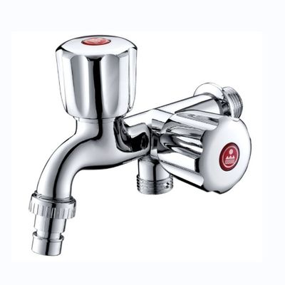 Grifón ABS de orificio único con bobina de disco de cerámica para baño, cocina y lavadora