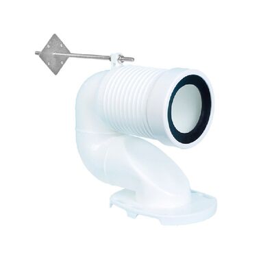 Instalación de tuberías de drenaje de inodoros, tuberías rectas para drenaje de pared a piso, juntas de conversión de drenaje, tuberías de desplazamiento universal