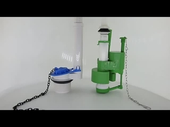 Válvula de descarga de control manual para ABS POM Accesorios de depósito de baño de plástico que ahorran agua