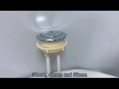 Toilet de toque suave con actuador de descarga de botón único para cualquier baño