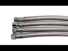 manguera de ducha flexible de doble bloqueo de acero inoxidable para devolver y reemplazar el baño