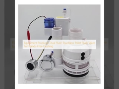 Equipo produce válvula de lavado de baño sin contacto para lavado sin manos