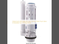 Marca de agua ABS Material de doble control de la válvula de descarga del inodoro Incorporado 1pc/ PP Bolso Parcela