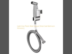 Accesorio de baño de venta directa de plástico gris claro