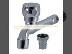 Grifón de la bañera de la cocina agujero único manija única Grifón de agua fría Cuenca Grifón de la cocina