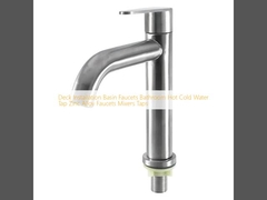 Instalación de cubierta Grifos de cuenca Baño grifo de agua caliente y fría Grifos de aleación de zinc Grifos mezcladores Grifos