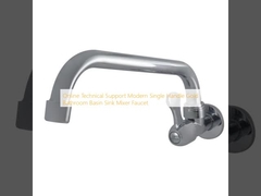 Soporte técnico en línea Grifón de baño de mano única de oro con fregadero