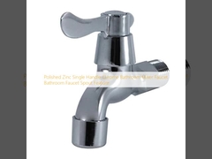 Zinc pulido de un solo mango de la mezcladora de la bañera de cromo del grifo del grifo del baño