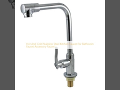 Grifos de cocina de acero inoxidable caliente y frío para el grifo del baño