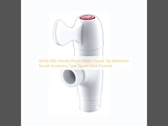 Tipo de grifo de agua de agua de plástico ABS blanco con divertidor