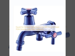 Grifón para baño de diseño moderno ABS POM cromado con núcleo cerámico Accesorio plástico