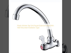 Fusera de extensión de grifo de lavabo de grifo de cocina de plástico con tipo de instalación en pared