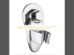 Accesorios de baño montados en la pared Base de ducha sin perforación Soporte de manguera de ducha fijo incluido