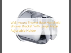 Base de ducha de montaje en pared soporte de ducha portátil con soporte ajustable de gran ángulo