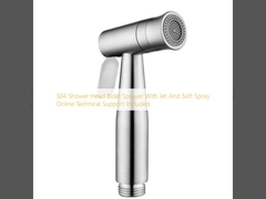 304 Sprayer de cabeza de ducha Bidet con chorro y rociador blando Apoyo técnico en línea incluido