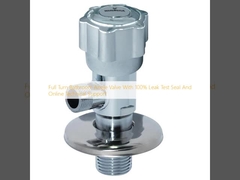 Válvula de ángulo de baño de giro completo con sello de prueba de fugas 100% y soporte técnico en línea