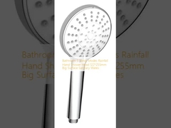 Baño 5 modos de rociado lluvia ducha de mano cabeza 122*255mm Gran superficie artículos sanitarios