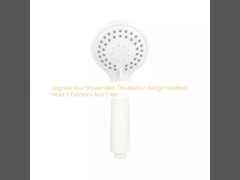 Mejorar su ducha con este moderno diseño de cabeza portátil 3 funciones y 3 chorros