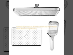 Polvo de alta presión montado en la pared de la cabeza de la ducha de mano