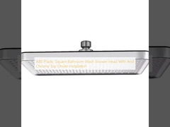 Lavadora de baño de plástico ABS Cuadrado Ducha con cabeza y Chrome Top Instalación in situ