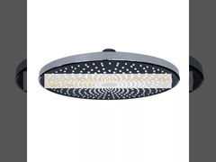 Spray Supercargado cabeza de ducha redonda baño calentador de agua Boquilla de ducha