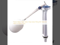 El agua del baño de plástico del tanque 2 paso de la válvula de llenado del WC de la válvula de llenado del baño en color blanco