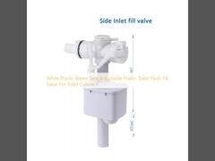 Tanque de agua de plástico blanco de plástico ajustable de baño de plástico válvula de llenado de descarga para la cisterna del inodoro