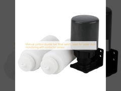 Interruptor de flotación de doble bola de control manual, utilizado para la vigilancia del nivel del agua con sensor de contactor.