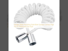 Flexible tubería de agua de baño Bidet Sprayer conectar tubería para PU estilo de línea telefónica