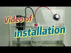 Válvula de baño doble con certificación CE, lavado de agua, nuevo tipo de doble cable ABS, uso de orinales de plástico en el baño