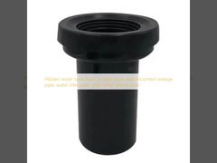 Tanque de agua oculto, tubería de descarga recta, tubería de aguas residuales montada en la pared, tubería de entrada de agua, inodoro, codo