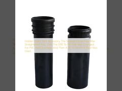 Accesorio para tanque de agua oculto, El codo de la tubería de aguas residuales se enderezó y luego se cambió la tubería D90 a 110 para drenaje de pared de PVC, y luego se usó una tubería HPDE de 90 a 90.