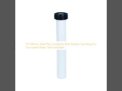 Conector de inodoro PP 300mm con anillo de sellado de goma para tubo de entrada de tanque de agua oculto